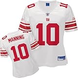 Reebok New York Giants Eli Manning Girl's Replica White Jersey