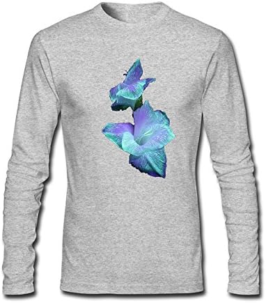 Marcelie Child Kids Boys And Girls glow in the dark flowers Cotton T-Shirt Small/5Y-6Y Grey