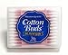 Cotton Buds Travel Size Premium Cotton Swabs Color May Vary 36 ea