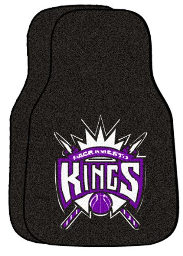 Sacramento Kings NBA 2-Piece Printed Carpet Car Mats (18x27)