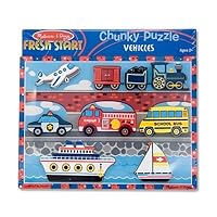 Melissa and Doug Vehicles Chunky Wooden Puzzle