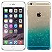 NageBee(TM) - iPhone 6 Plus 5.5 inch case - Transparent Gradient Water Drop Design Hard Case + {LCD Screen Protector Shield(Ultra Clear) + Touch Screen Stylus} (Transparent Clear White)