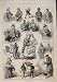 Viennese Life Vienna People Children Soldier Girl 1873
