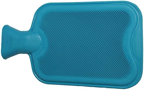 Classic Rubber Hot Water Bottle, 2 Quarts (Blue)