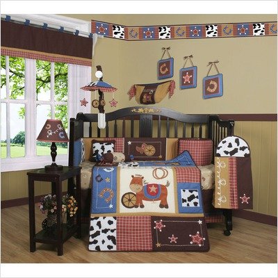 Boutique Horse Western Cowboy 13PCS CRIB BEDDING SET product image