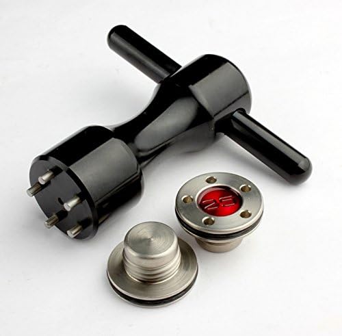 Casar Golf 2pcs 25g Red Golf Weights + 1pcs Black Wrench for Scotty Cameron Fastback Squareback Putters Only
