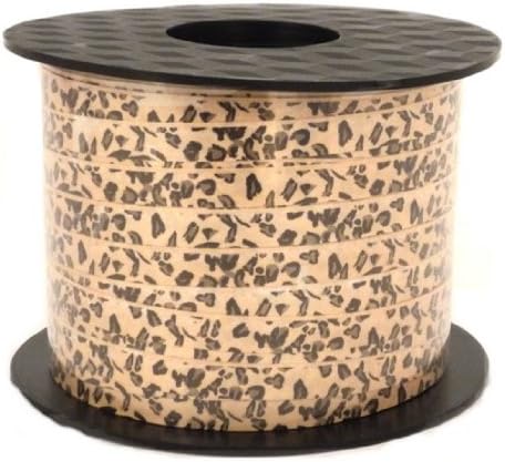 Hollywood Ribbon Industries -Leopard Print Ribbon - 1/4" wide x 200 Yards
