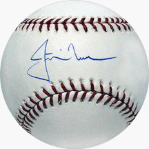 Justin Morneau Autographed MLB Baseball