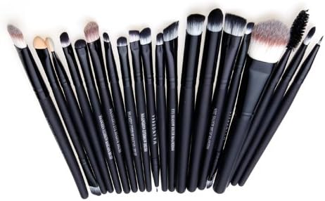 Mild East Make up Brush Set 20 Pieces Color Black
