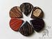 Exotic Wood Guitar Picks Variety 5 Pack, JazzIII Style , Precision Crafted Luxury Wooden Plectrums by IRON AGE