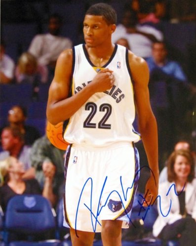 Rudy Gaye Autographed/Hand Signed Memphis Grizzlies 16x20 Photo