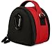 Red Limited Edition Camera Bag Carrying Case with Extra Accessory Compartment for Canon Power-Shot A490 A495 A800 A1200 A2200 A3000 IS A3100 IS A3300 IS D10 ELPH 100 HS ELPH 300 HS ELPH 310 HS ELPH 500 HS ELPH 510 HS S95 SD970 IS SD1300 IS SD1400 IS SD3500 IS SD4000 IS SD4500 IS SX210 IS SX220 HS SX230 HS ELPH 520 HS ELPH 110 HS Powershot Point and Shoot Digital Camera