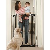 Dreambaby Extra Tall Swing Close Gate with Extensions, Black