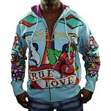 ED HARDY Christian Audigier Peace Cross Mens Hoodie