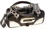 Guess Purse Crush - Guess Handbags, GUESS CRUSH SATCHEL Black