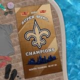 New Orleans Saints Super Bowl XLIV Champions 30x60 Beach Towel
