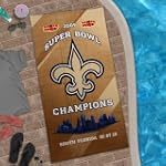 New Orleans Saints Super Bowl XLIV Champions 30x60 Beach Towel
