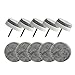32 Pc Furniture Table Chair Leg Floor Felt Pad Skid Glide Slide Nail Protector 32Pcs Chair Leg Floor Protectors Felt Round Plastic Covers to Protect Floors, Circular, Round Large Fit 3/4