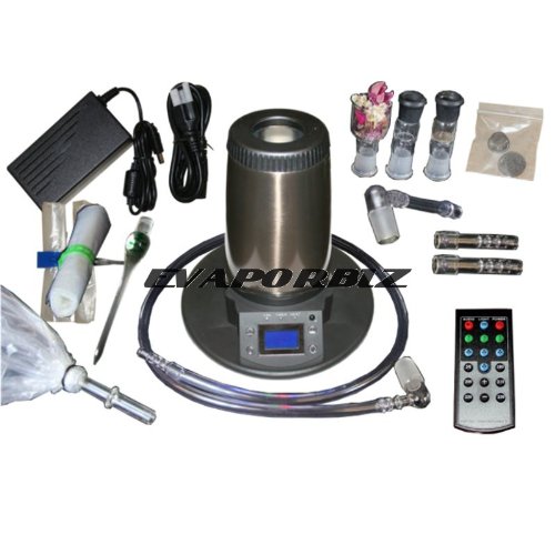 Get EXTREMEly VAPIRized Arizer Extreme Q 40 Vaporizer and Vapir Oxygen Mini Vaporizer with Rechargeable Battery plus FREE Aluminum Grinder