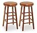 Winsome 75234 24" Backless Swivel Counter Stool (Set of 2)