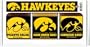 Iowa Hawkeyes NCAA Triple Play Gift Set (16oz BBQ Sauce, 16oz Picante Salsa, 16oz Cheeze Dip)