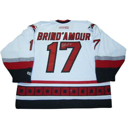 Frozen Pond Carolina Hurricanes Rod Brind'Amour Autographed Jersey