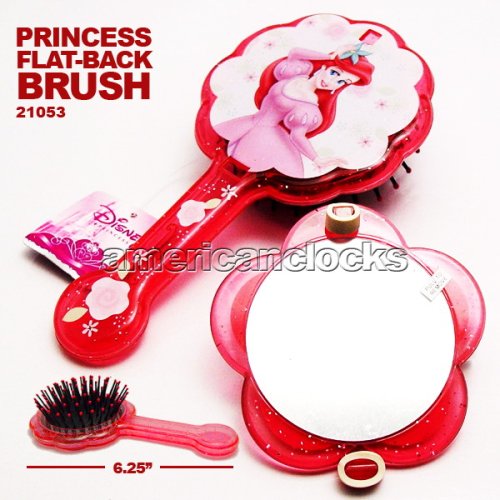 HealthPersonalCare: Disney Princess Ariel Hairbrush Mirror Set, Disney Princess Lunch Bag Backpack Also Available!