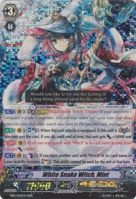 Cardfight!! Vanguard TCG - White Snake Witch, Mint (EB12/002EN) - Extra Booster Pack 12: Waltz of the Goddess