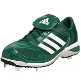 adidas Men's Excel IC Pro Low Baseball Cleat,Forest/White/Silver,7.5 M