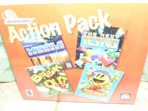 Action Pack: Missle Command/The Next Tetris/Break Out/Pac-man