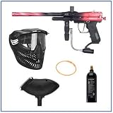 Spyder Pilot ACS Paintball Marker Package Red Combo A