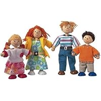 Plan Toy Modern Doll Family