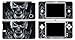 Bundle Monster Vinyl Skin Sticker For Nintendo DSi XL (LL) Handheld Game Console - Cover Protector Art Decal - Black Skulls