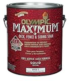 Olympic-ppg Architectural 79612A/01 "Base 2" Maximum Solid Color Latex Stain - Gallon (Pack of 4)