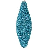 Teal Beaded Finial