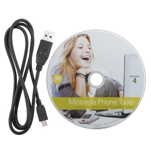 4.0 Motorola Phone Tools with Original Motorola Cable V180 V188 V220 V3 Razr V325 V360 L6 SLVR L7 Pebl U6