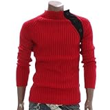 Doublju Mens Turtle neck Knit Sweater(NAK07)