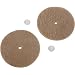 Koblenz Genuine Tan Cleaning and Polishing Pads Pack of Two Pads and Two Retainers