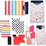 Secure in Style RFID Blocking Sleeves, 10 Credit Card & 2 Passport Protectors