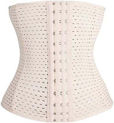 Breathable Mesh 3 Hook Elastic Underbust Steel Boned Waist Training Cincher Corset Lingerie Trainer Plus Size XXL