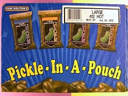 Van Holten's Pickle-In-A-Pouch Large Hot Pickles