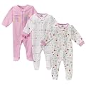 Gerber 3pk Sleep 'n Play- Pink