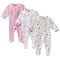 Gerber 3pk Sleep 'n Play- Pink