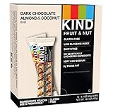 KIND Fruit and Nut Bars, Dark Chocolate Almond Coconut, 1.4 Ounce, 12 Count