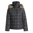Womens Columbia Black/Grey Plaid Trinity Down Ski Jacket Coat Bomber Puffer S-XL