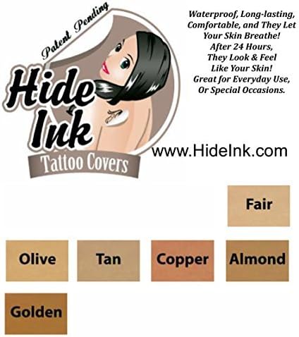 Hide Ink Tattoo Covers Medium Colors Sample Pack by Hide Ink