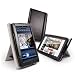 Tuff-Luv Bi-Stand Leather case cover with stands for Kindle Fire - Black