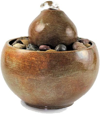 Mini Orb Ceramic Table Fountain