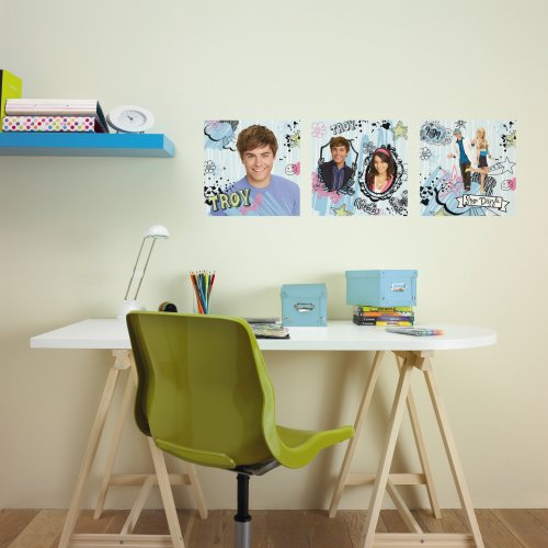 Decofun, Disney High School Musical 2 Art Squares, Self Adhesive Stickers