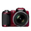 Nikon Coolpix L120 Digital Camera with 21x Optical Zoom (Red)